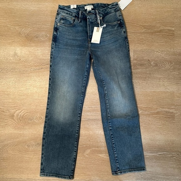 Good American Petite Straight Jeans - size 0/25 - Picture 4 of 6
